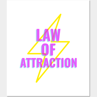 law of attraction Posters and Art